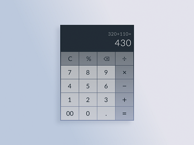 Calculator (DailyUI)