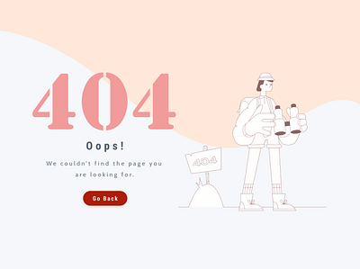 404 Page (Daily UI) 404 404 error 404 page dailyui design ui ux web web design