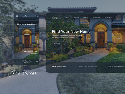 Real Estate website | Landing Page design | Mobile design landing landing page landing page design mobile mobile design real estate real estate website realestate responsive responsive design responsive webdesign responsive website ui uiux ux web web design website website design