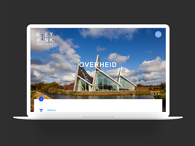 Website + Identity for Rietvink Architects branding logo ux website design