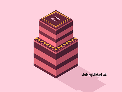 An Isometric Cake