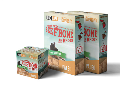Lonolife Broth Packaging Design