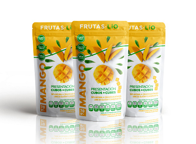 Fruit Mango Packaging brand identity branding cubes design fruit illustration logo mango natural packaging packaging design picture