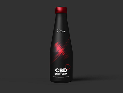 X for Xtreme - CBD Energy Drink 36daysoftype brand identity branding design packaging packaging design x