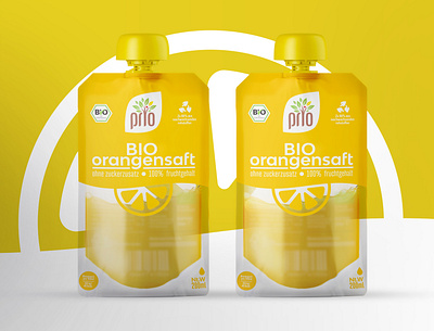 Organic Juice Packaging brand identity branding design drink illustration juice logo minimal minimalist orange juice packaging packaging design