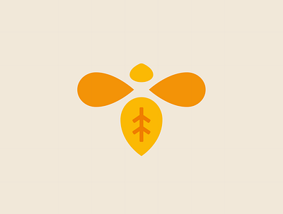 Bee Logo bee brand identity branding honey honey branding honeybee icon illustration logo shopify symbol vegan
