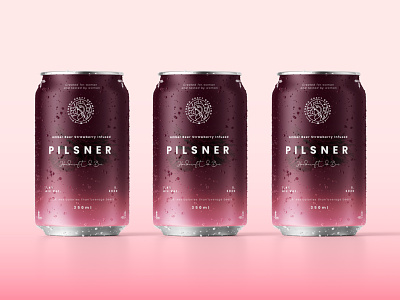 Pilsner Packaging Design beer brand identity branding can design femenine illustration natural packaging packaging design