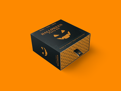 Halloween Surprise Box Packaging brand identity branding halloween halloween design halloween party illustration logo packaging packaging design
