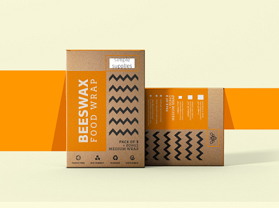BeeWax Packaging brand identity branding design ecologic ecological packaging packaging design pattern recycle reduce reuse sustainable