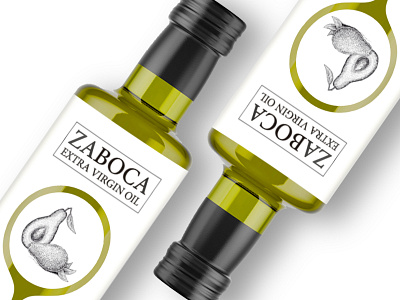 Avocado Oil Bottle avocado bottle bottle design bottle label brand identity branding design logo mirror natural oil packaging packaging design virgin