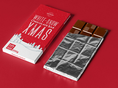 Christmas Chocolate Packaging brand identity branding chocolate chocolate packaging christmas christmas design design holidays illustration logo packaging packaging design typography