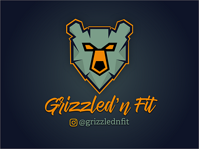 Grizzled 'n Fit brand design brandin logo sketch