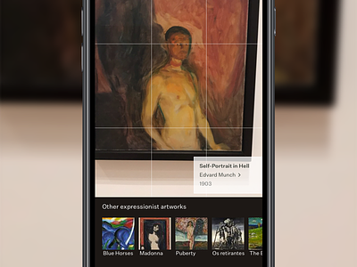 AR museum guides ar art augmented reality museums ui user interface