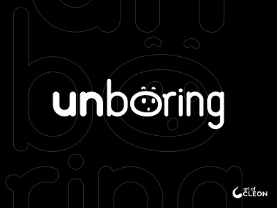 Unboring - Logo Design branding design logo minimalist streetwear typography vector visual identity