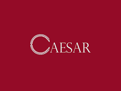 Caesar - Personal Branding branding logo logotype serif serif logo visual identity