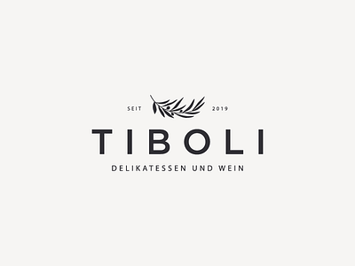 Tiboli art branding design flat food geometric illustration lines logo logotype olive olive branch typography vector vintage