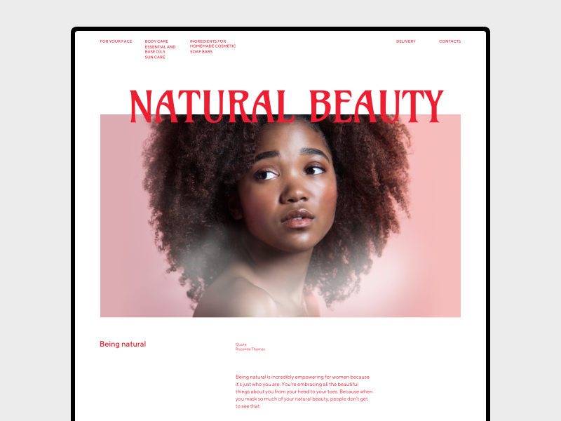 Natural Beauty by Mariyan Atanasov on Dribbble