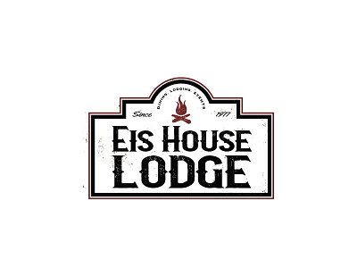 Final Logo Design | Eis House Lodge branding branding design logo logodesign logos