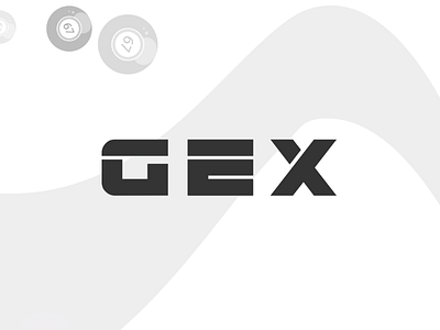 Logotype for GEX logo logotype design typography