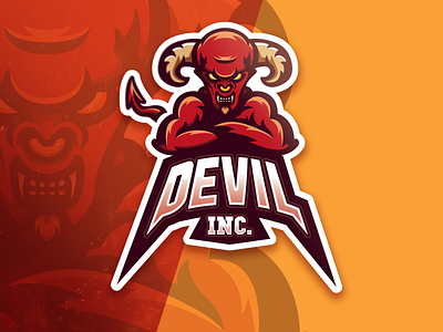 Devil Inc. design devil diablo esport esport logo hell illustrator inferno logo mascot mascot design mascot logo sports logo vector