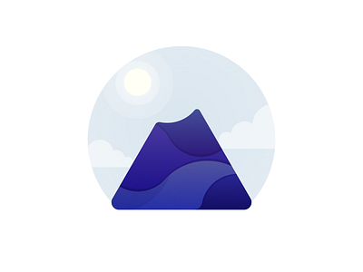 Volcano golden ratio illustrator mountain shapes triangle volcano