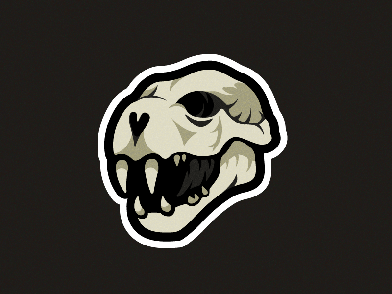 Cat Skull illustration shapes logo vector illustrator