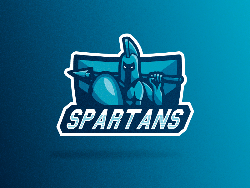 Spartans mascot design mascot logo mascot logo design shapes vector illustrator