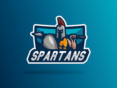 Spartans design illustration illustrator logo mascot mascot design mascot logo shapes vector