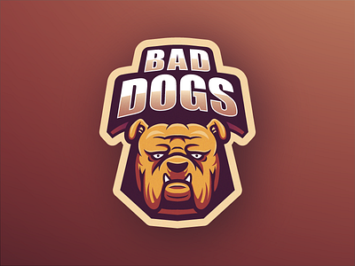 Bad Dogs esport illustration illustrator logo mascot mascot design mascot logo vector