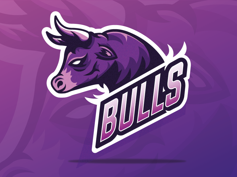 Bulls cow bulls bull esport mascot logo mascot mascot design design logo shapes vector illustrator