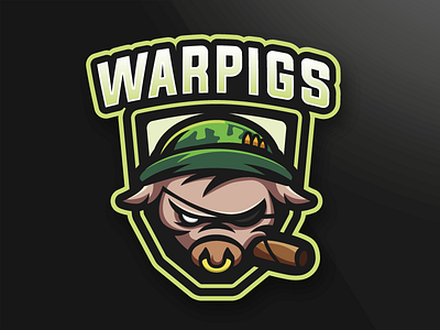 Warpigs design esport esports logo game gaming illustrator logo mascot design pig pigs sport sports logo