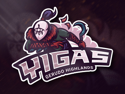 Yigas branding esport esport logo illustrator legend of zelda logo mascot mascot design sports logo vector zelda