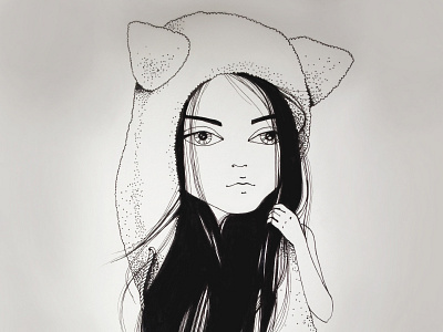 mood anna pozdieieva art character dribbble hat hoodie illustration