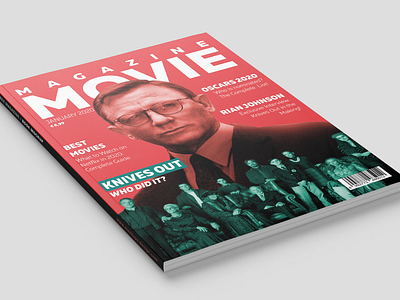 Movie Magazine Design branding cover design indesign layout magazine magazine cover magazine design movie magazine movies photoshop print design project uni