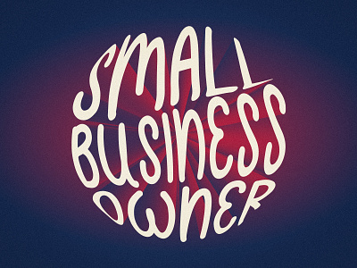 Typographic Poster - Small Business Owner