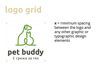 Pet Buddy Logo & Brand Identity - Logo Grid