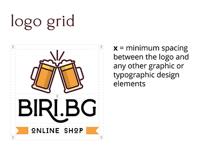 Biri.bg Logo & Brand Identity - Logo Grid