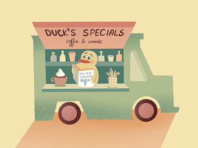 The Entrepreneur Duck - Digital Illustration