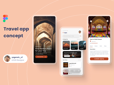 Travel App app concept design travel app traveling ui ux