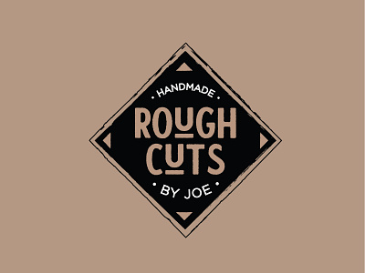 Rough Cuts by Joe branding branding and identity design flat illustrator logo minimal typography