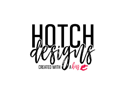 Hotch Designs logo branding branding and identity design illustrator logo minimal typography vector