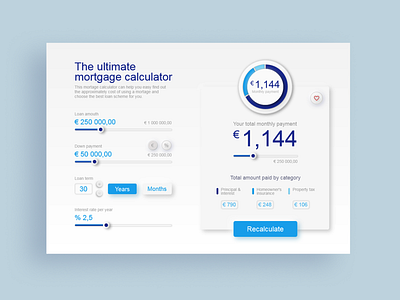 Calculating in a neumorphic style axure bankdesign banking app calculator ui daily 100 challenge daily ui dailyui004 design neumorphic neumorphic design neumorphism statistics statisticui uidaily uiinspirations uitrends ux uxdesign web webdesign