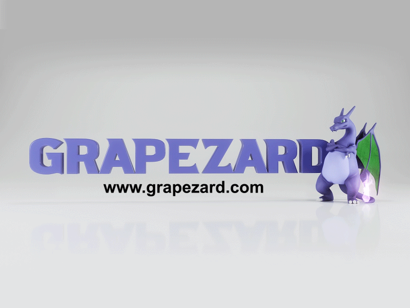 Grapezard | 3D animated intro #2 3d animation aniamtion animation gif intro