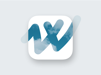 Daily UI #5 App Icon app app design app icon dailyui icon outdoor ui ux vector weather weather forecast