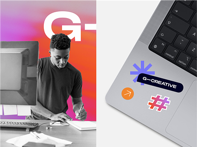 G-CREATIVE - brand visuals agency brand branding design gradient key visual logo logotype marketing seo social media