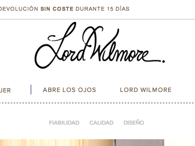 Lord Wilmore logo