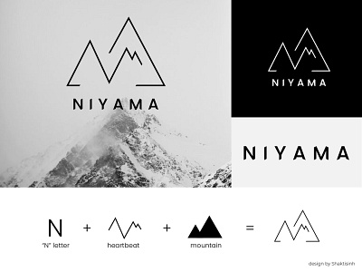 Niyama logo design adobe illustrator art design design illustration logo logo design niyama shaktisinh