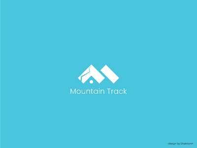 Mountain Track logo design adobe illustrator ai art design illustration logo mountain logo mountain track logo mountain track logo rathod shakti shaktisinh vector
