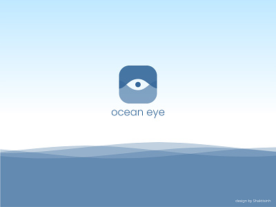 Ocean Eye logo design adobe illustrator ai art design illustration logo rathod shakti shaktisinh vector