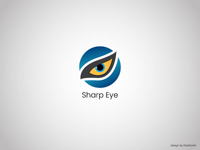 Sharp Eye Logo Design adobe illustrator ai art design illustration logo rathod shakti shaktisinh vector